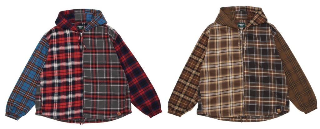 STARBUCKS STAND by BEAMS クレイジーパターンフードネルブルゾン