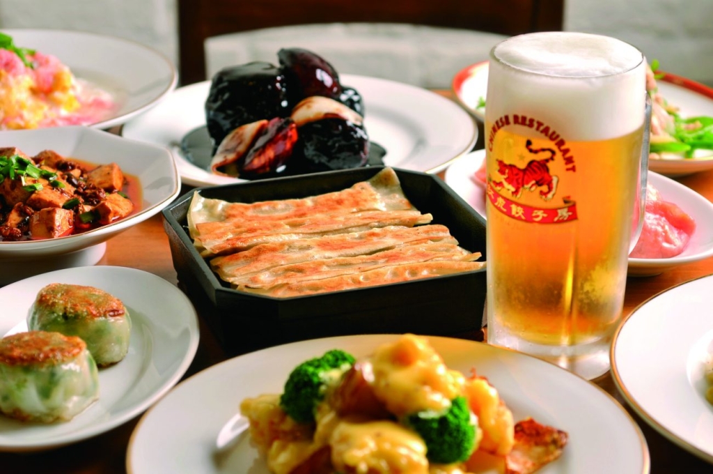 紅虎餃子房　提供メニュー　一例