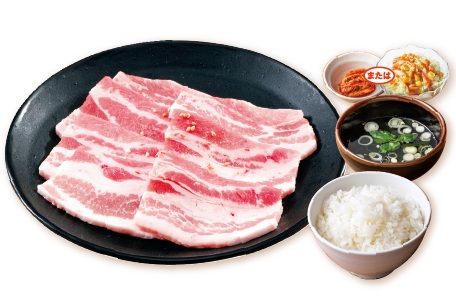 『超シンプルランチ』豚カルビランチ 80g