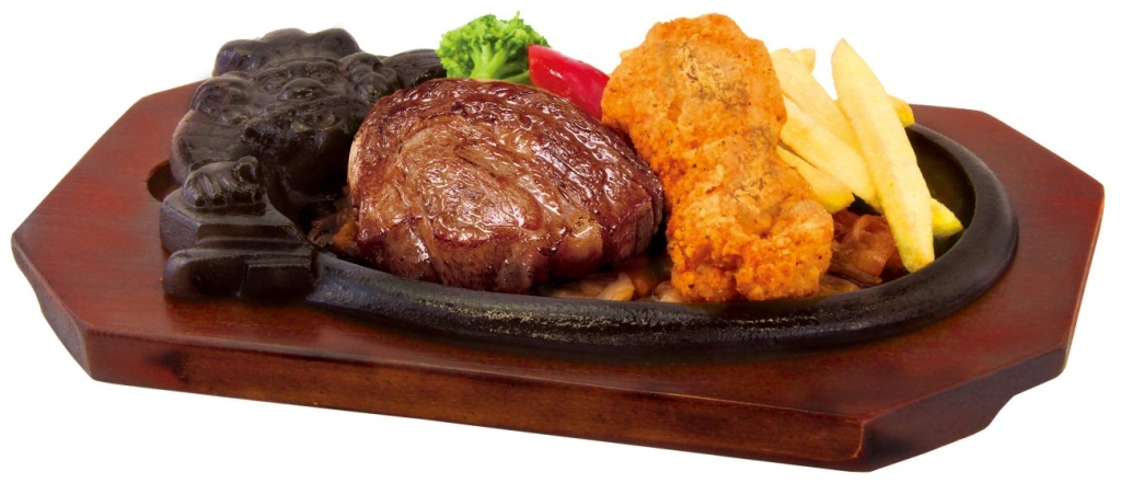 炭焼き極選リブロースステーキ＆ビリチキ