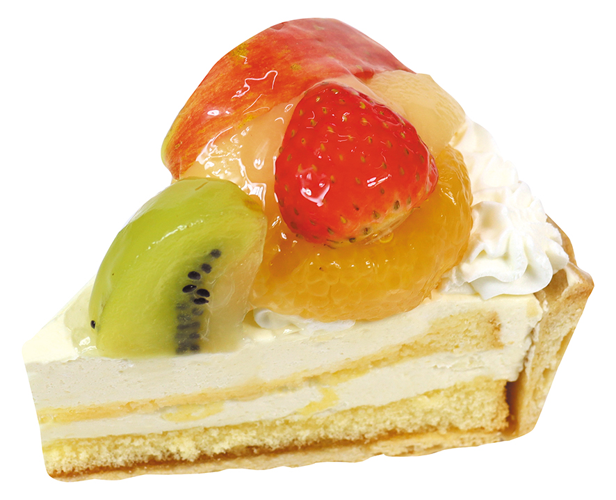 苺とフルーツのカスタードパイ