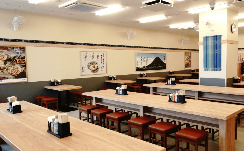 丸亀製麺 石垣島店 店内