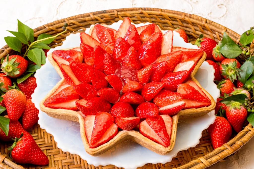 「静岡県産 “きらぴ香”のタルト ～ホワイトチョコ風味～」