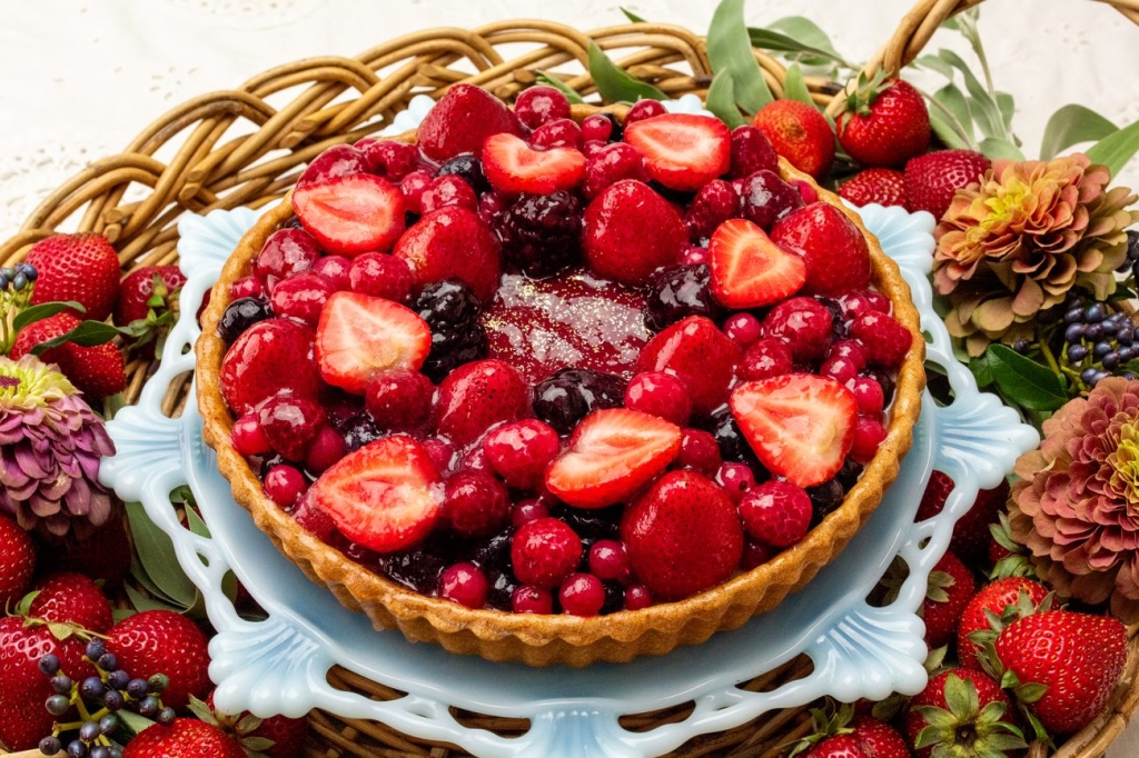「赤いフルーツのタルト～リース仕立て～」