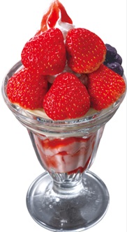 いちごの贅沢パフェ