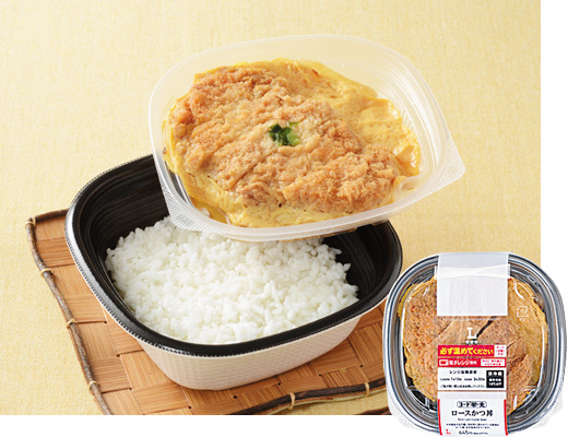 ヨード卵・光のロースかつ丼