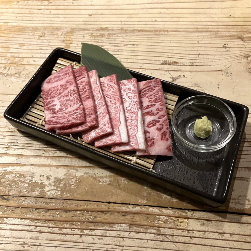 「黒毛和牛上カルビ」