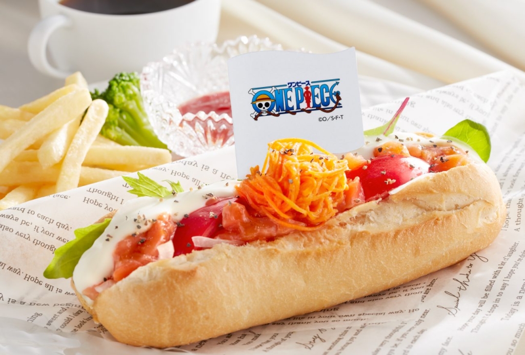 ニコ・ロビンのハナやかモッツァレラサーモンサンド