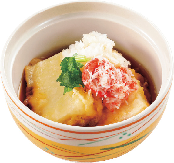 かにのせ揚げだし豆腐