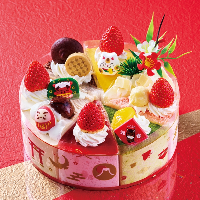 ニューイヤーアソート デコレーション17cm