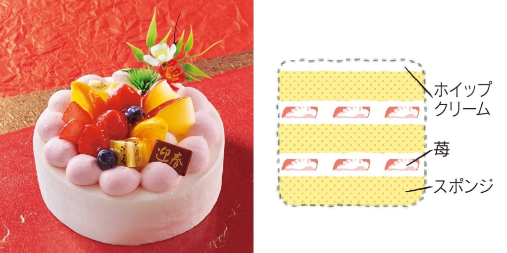 2026HAPPY NEW YEAR デコレーション14cm