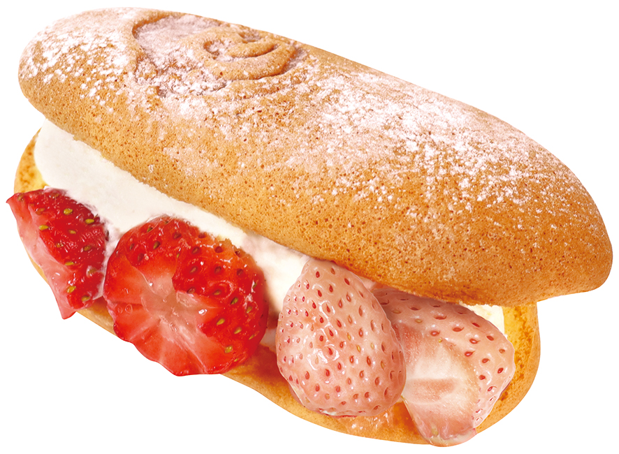 「ポケットショートケーキ(福岡県産あまおう苺&茨城県産淡雪)」