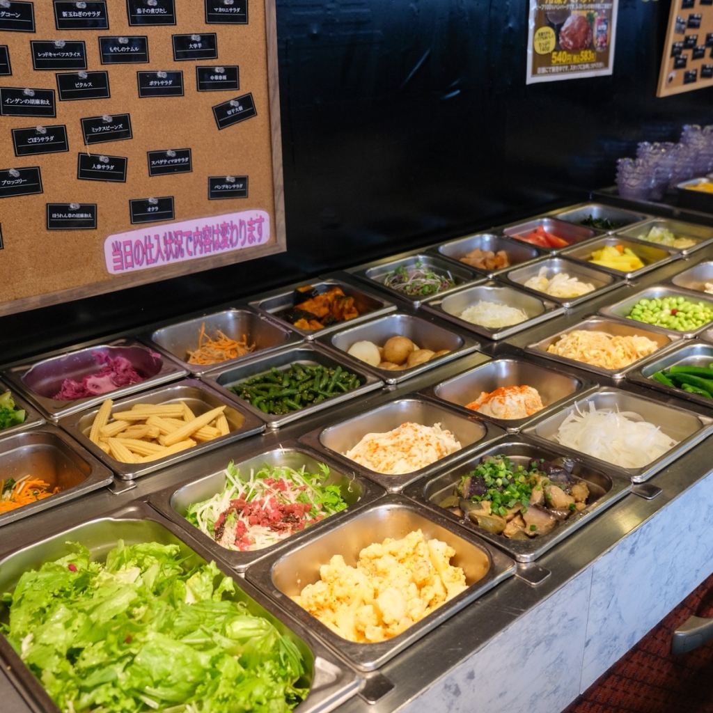 あさくま『匠肉祭り』 サラダバー･デザートバー豪華45品