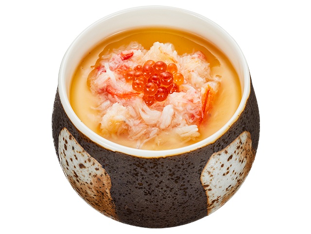 『蟹いくらの茶碗蒸し』390円～