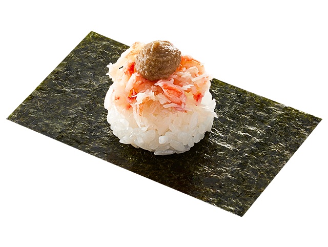 『ずわい蟹ほぐし身包み』一貫110円