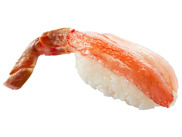 『生本ずわい蟹(殻付き)』一貫390円～