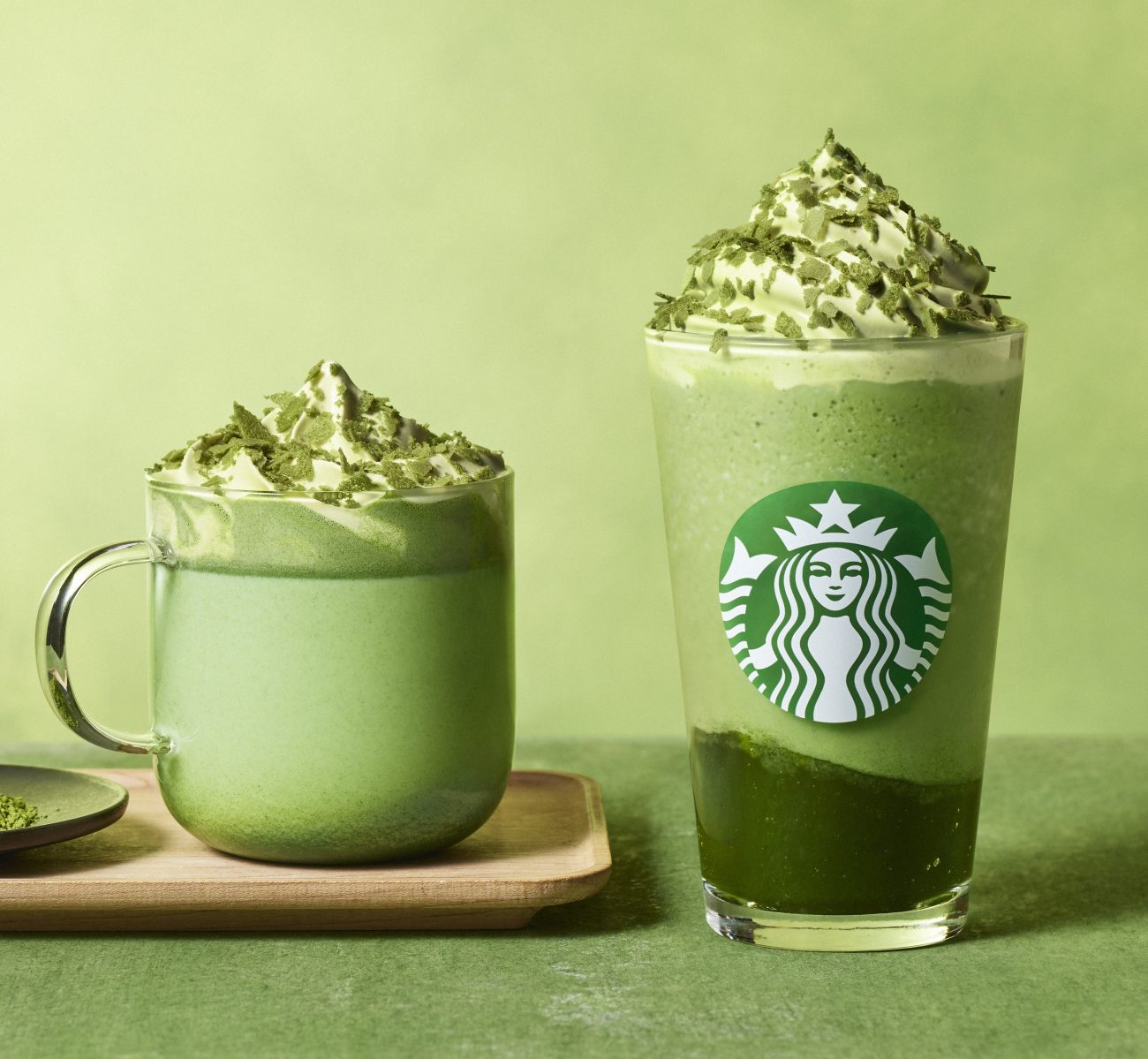 ”抹茶づくし”の期間限定ドリンク