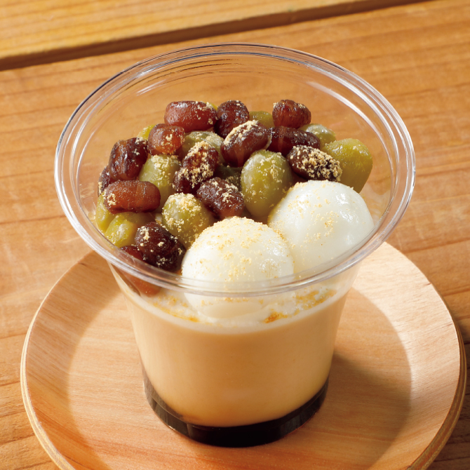 節分 きなこプリン　298円（税込321.84円）