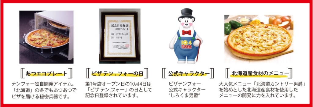 宅配ピザ テンフォーについて