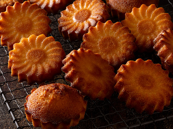 マーガレット型のフィナンシェ