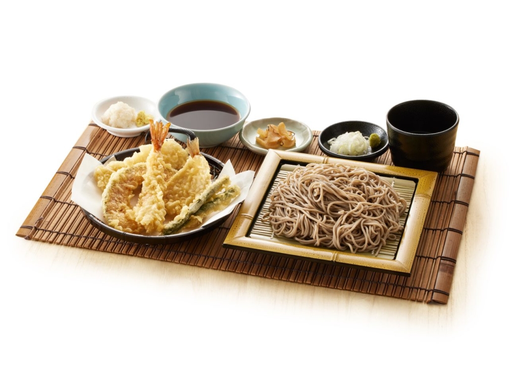 てんやの天ぷらと藪そば 940円