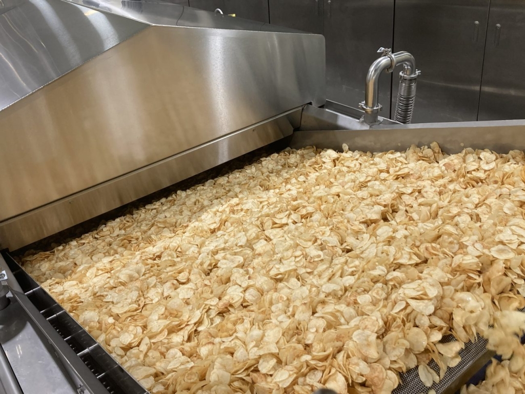 フライ直後のチップス