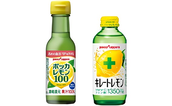 2025年に過去最高売上見込みとなった「ポッカレモン100」と「キレートレモン」