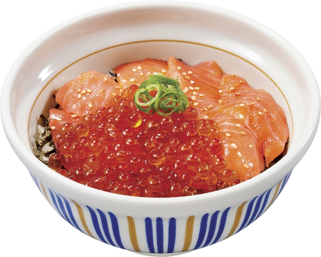 「サーモンいくら丼」
