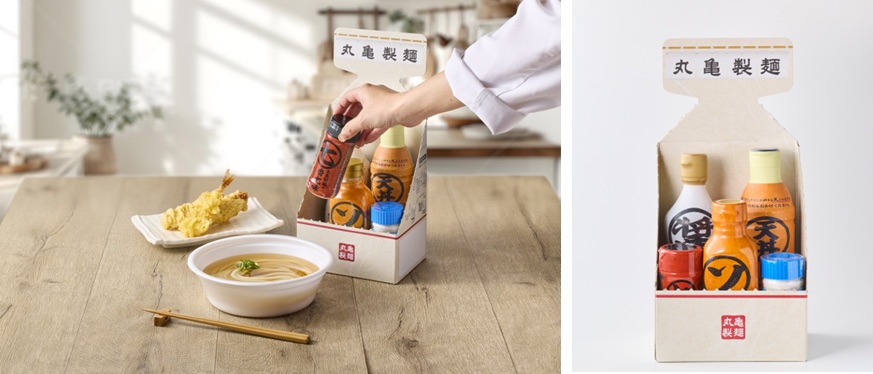 来店者からは「丸亀製麺の調理料を自宅でも使いたい」「味変に最適」などの声が多数あった