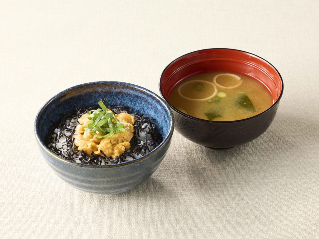 ウニ小丼~みそ汁付き~