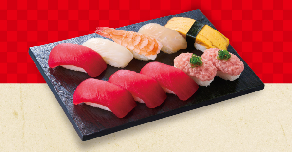 まぐろたっぷり握り