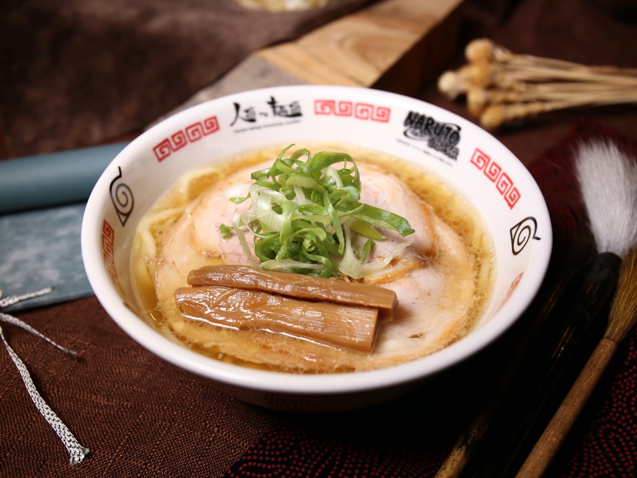 「らーめん螺旋丸」・主人公ナルトの必殺技「螺旋丸」をイメージした1杯