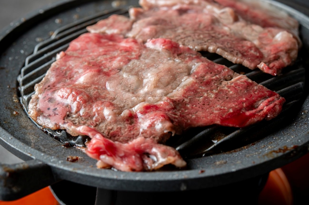 上質な肉だから焼きすぎないのがポイント