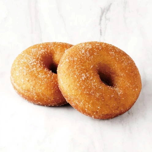 お店で揚げたシュガードーナツ