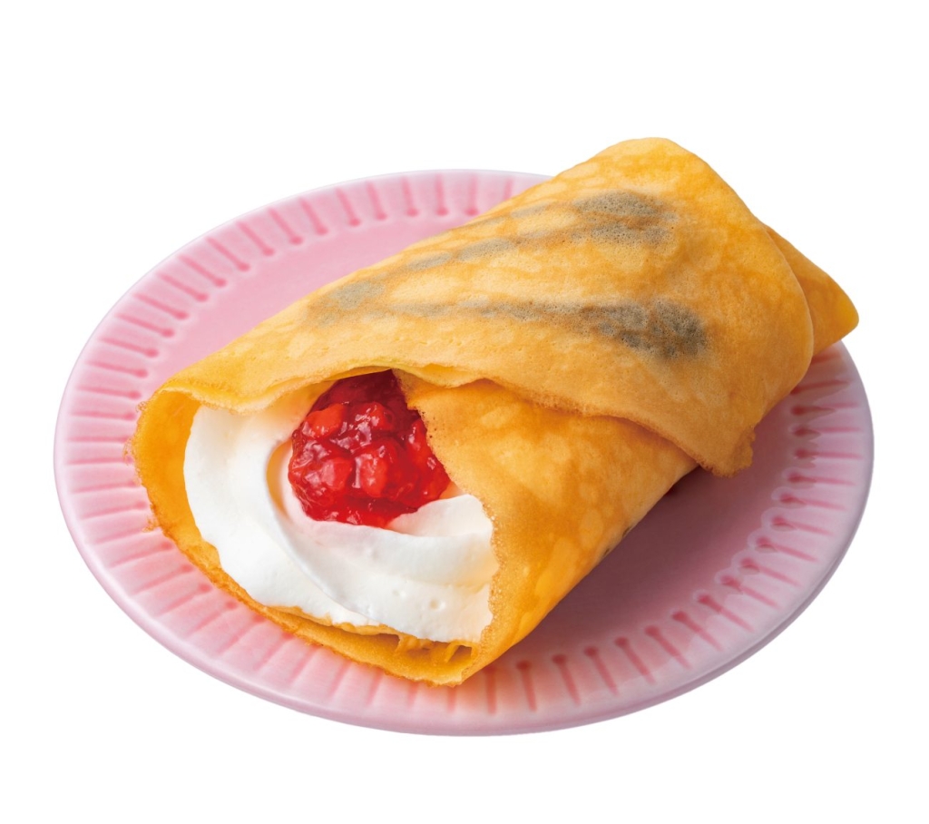 もちもち生地のいちごチョコクレープ