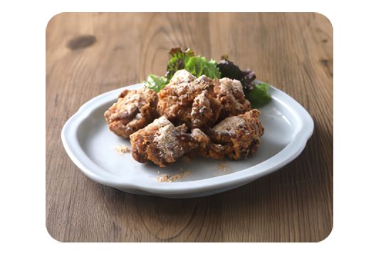 「無限さっぱりスパイス by 味ぽん」を料理にかけた時のイメージ