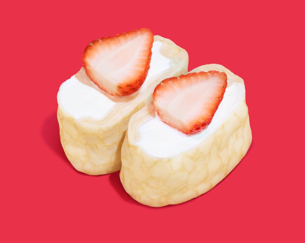 ファミマ もちっと食感 いちごのクレープ