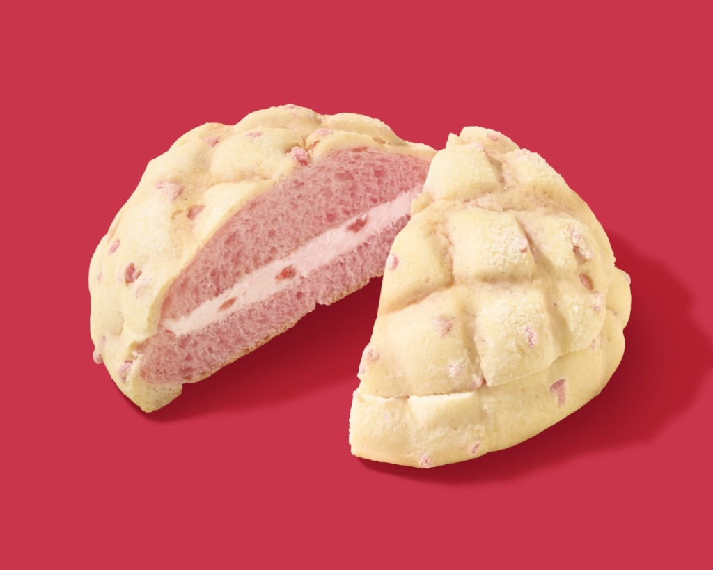 ファミマ つぶつぶいちごミルクメロンパン