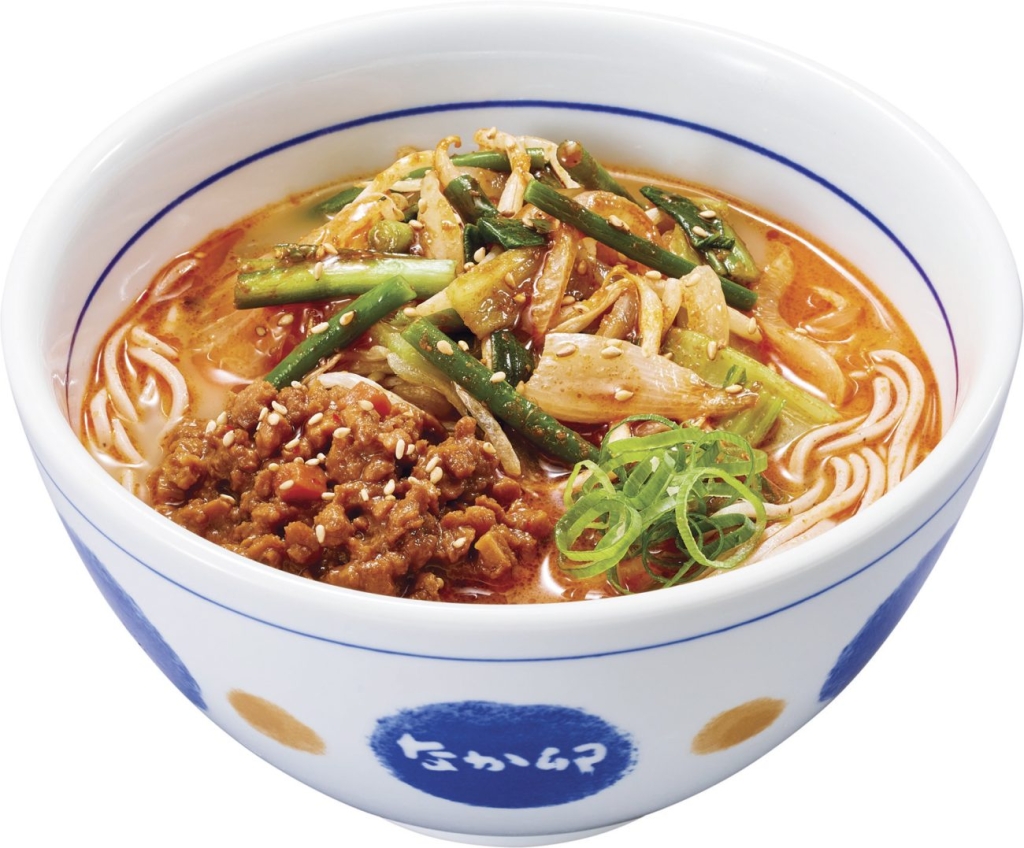 たっぷり野菜の担々そば