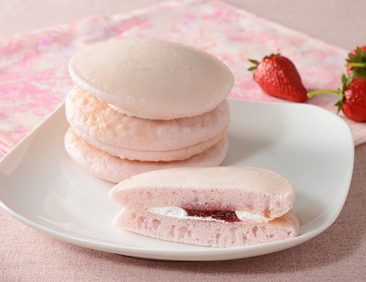 ふわもちパンケーキ いちご 2個入