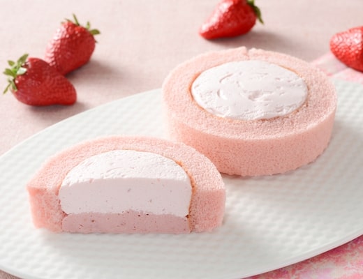 Uchi Café プレミアムロールケーキ とろける2層のストロベリー