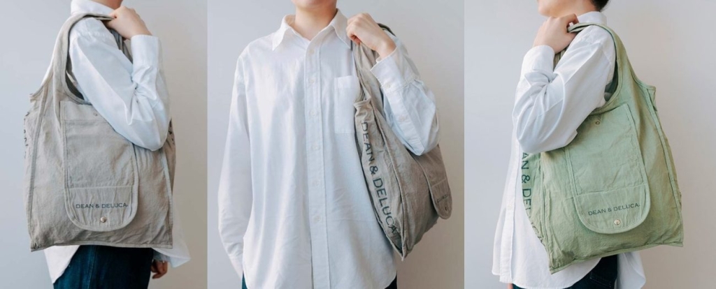 DEAN & DELUCA「天然染めショッピングバッグ葡萄」