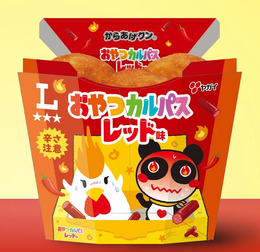 【東北】からあげクン ヤガイ監修 おやつカルパスレッド味