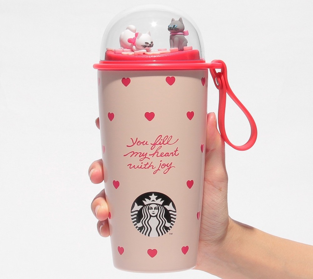 バレンタイン2026 カップシェイプ ステンレスボトル ハート(355ml)