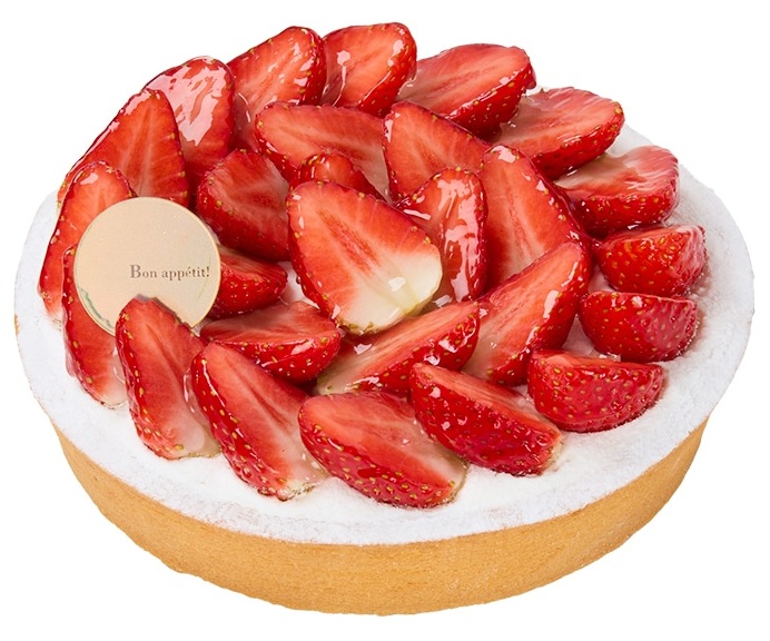 苺のレアチーズタルト