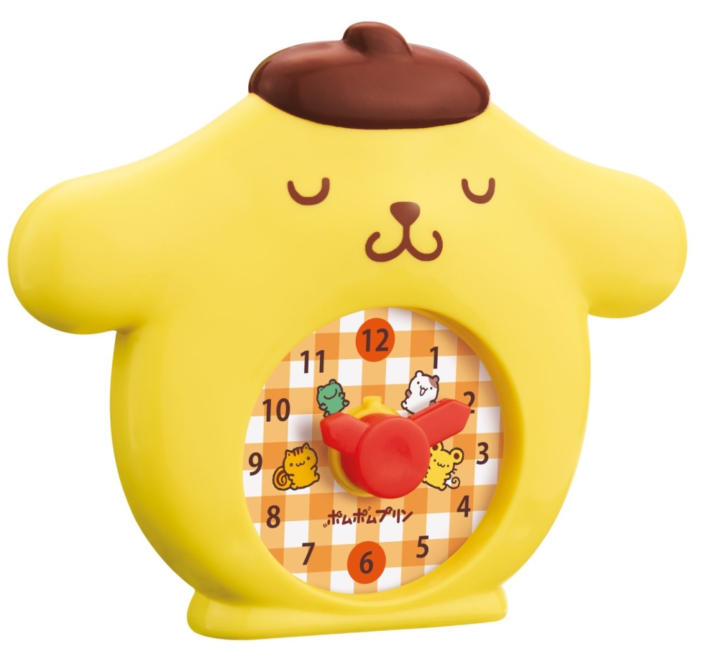 ポムポムプリン とけい型メモスタンド