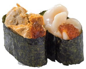 あんきも白子の合い盛り（2貫176円）