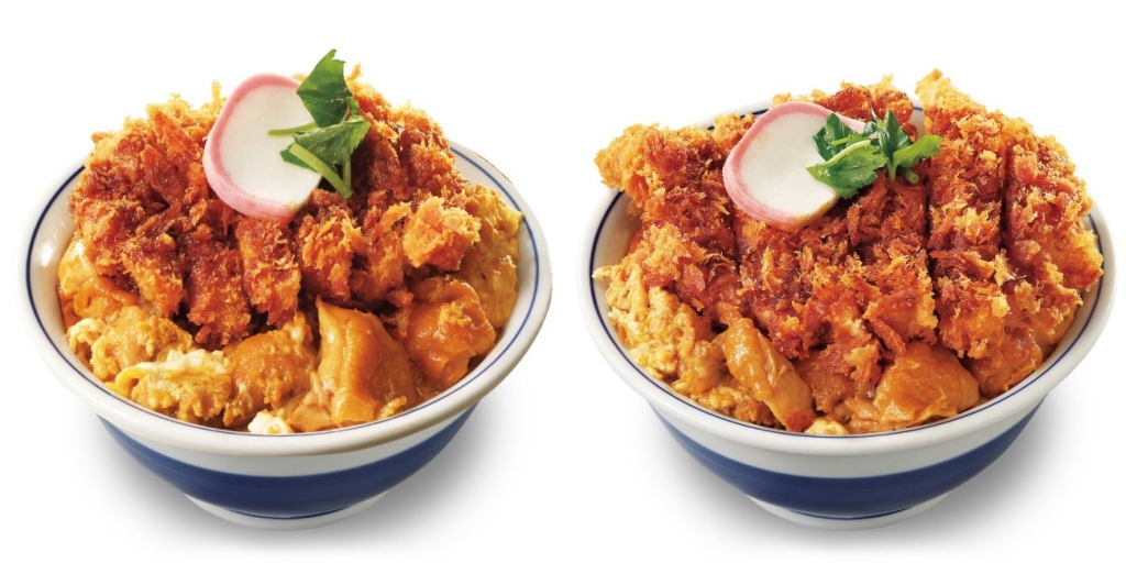 「出汁醤油ロースカツ on the 親子丼」梅／竹