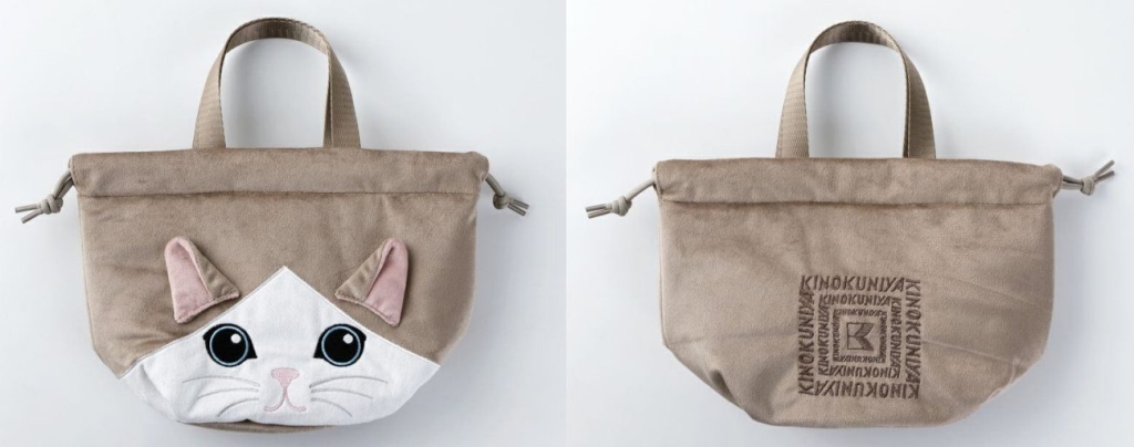 紀ノ国屋「保冷巾着 ハチワレ」