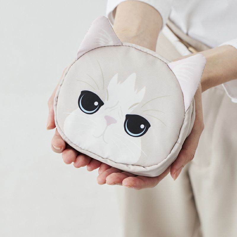 紀ノ国屋「コンパクトバッグ エキゾチック(猫)」